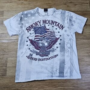 Harley-Davidson Gray Smoky Mountain Riders Tee